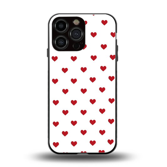 Love Patch back phone cover | glass case for iphone 13 pro max