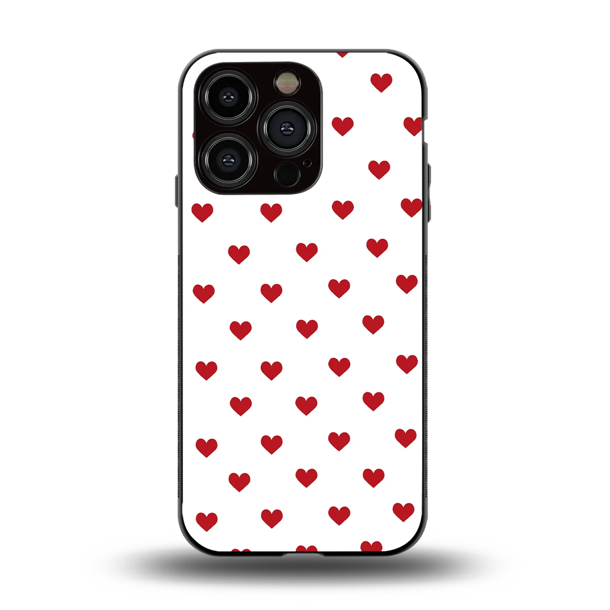Love Patch back phone cover | glass case for iphone 13 pro