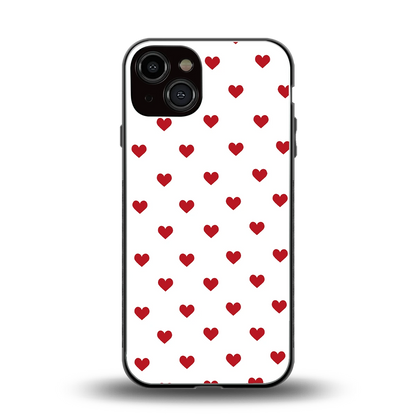 Love Patch back phone cover | glass case for iphone 13