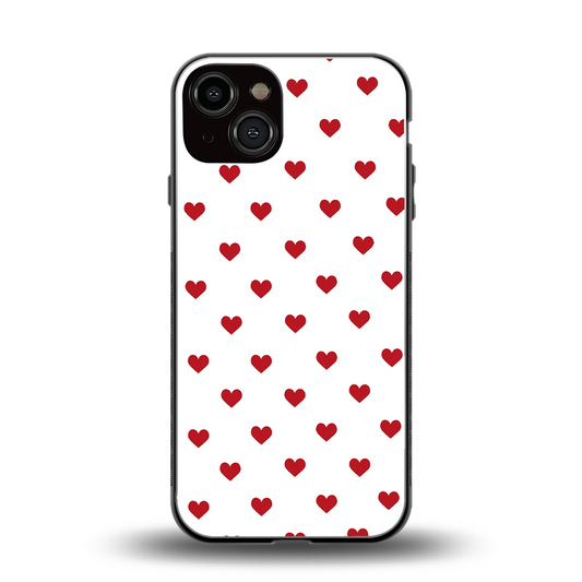 Love Patch back phone cover | glass case for iphone 14
