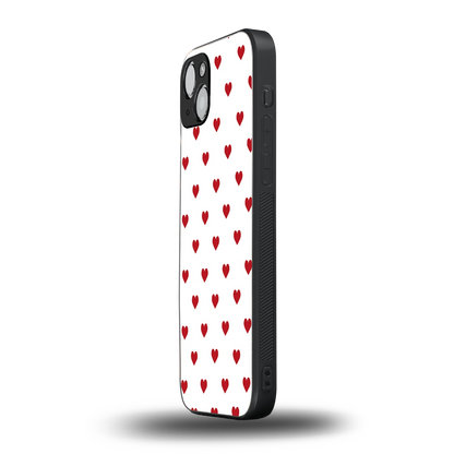 Love Patch iphone 13 mobile cover | shockproof glass phone case