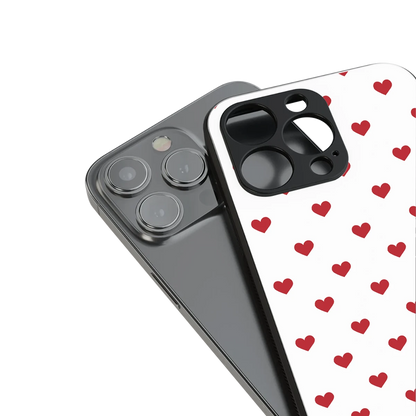 Love Patch stylish phone case for iphone 13 pro | glossy glass and slim fit