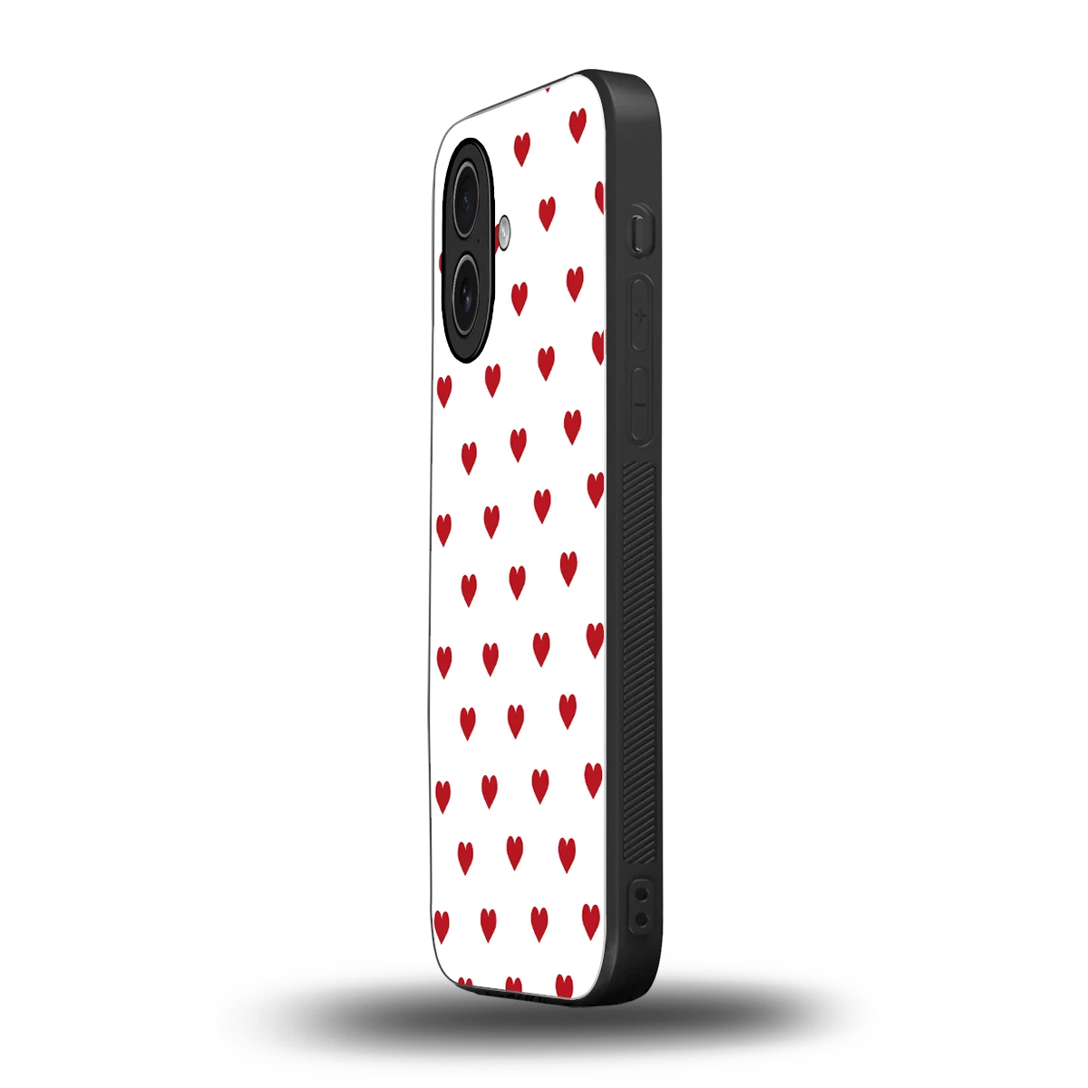 Love Patch iphone 17 mobile cover | shockproof glass phone case