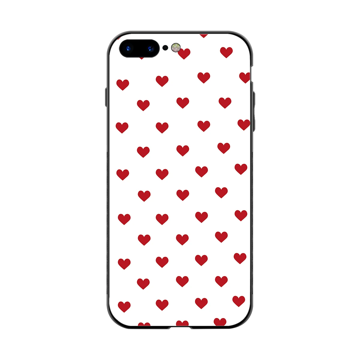 Love Patch back phone cover | glass case for iphone 7 plus