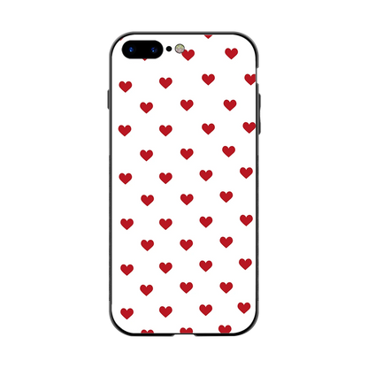 Love Patch back phone cover | glass case for iphone 7 plus