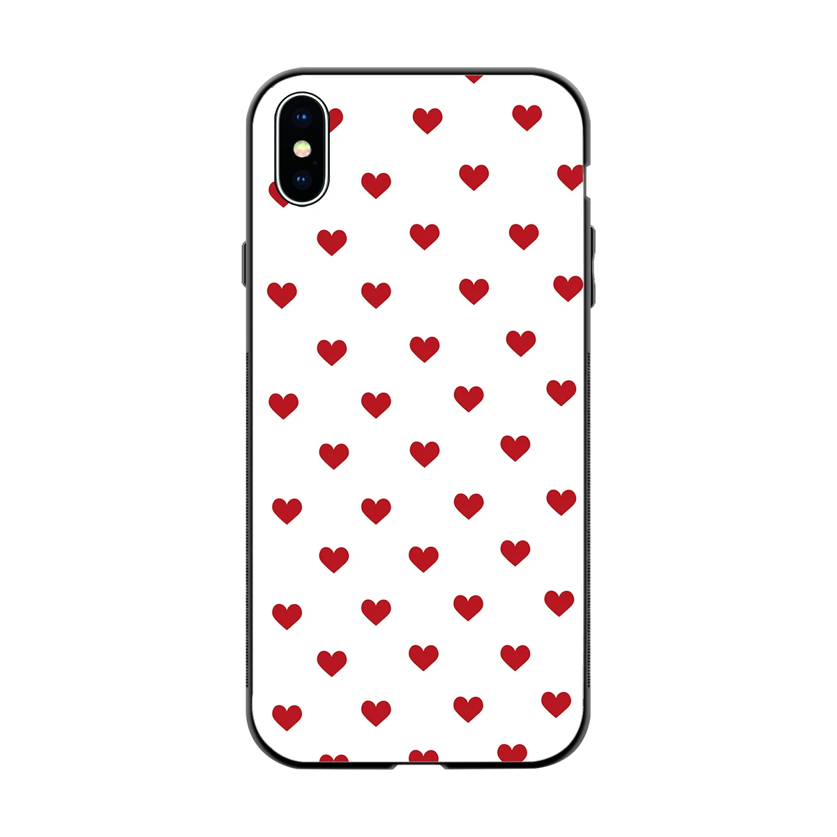 Love Patch back phone cover | glass case for iphone xs max