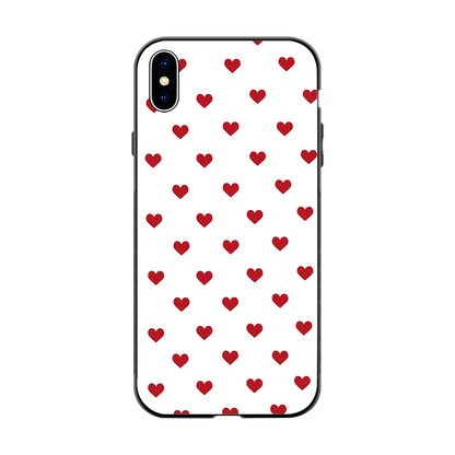 Love Patch back phone cover | glass case for iphone xs max