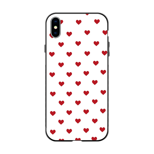 Love Patch back phone cover | glass case for iphone xs max