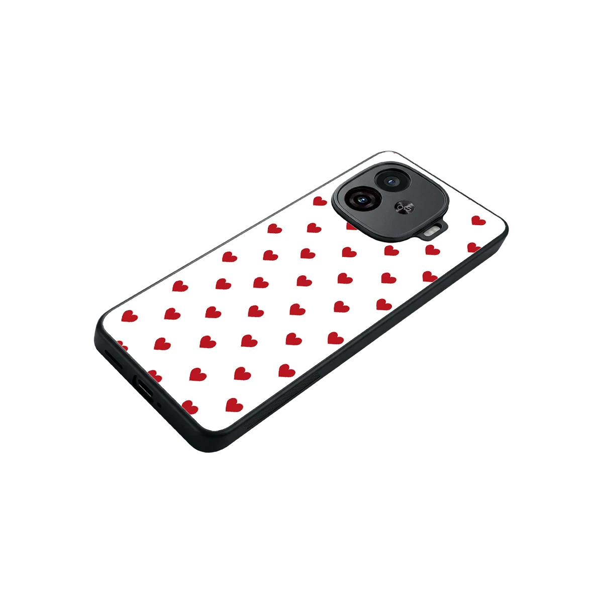 Love Patch stylish phone case for iqoo neo 10r 5g | glossy glass and slim fit