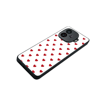 Love Patch stylish phone case for iqoo neo 10r 5g | glossy glass and slim fit