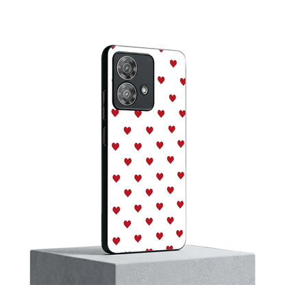 Love Patch motorola edge 40 neo 5g mobile cover | shockproof glass phone case
