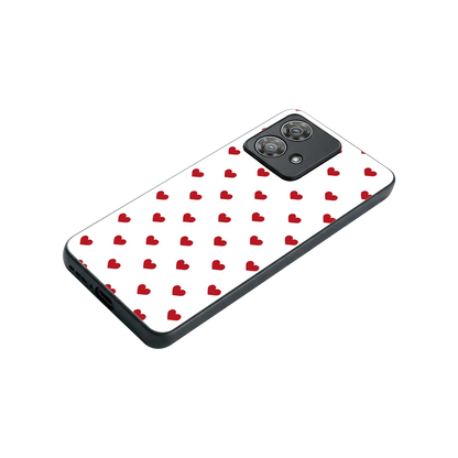 Love Patch stylish phone case for motorola edge 40 neo 5g | glossy glass and slim fit