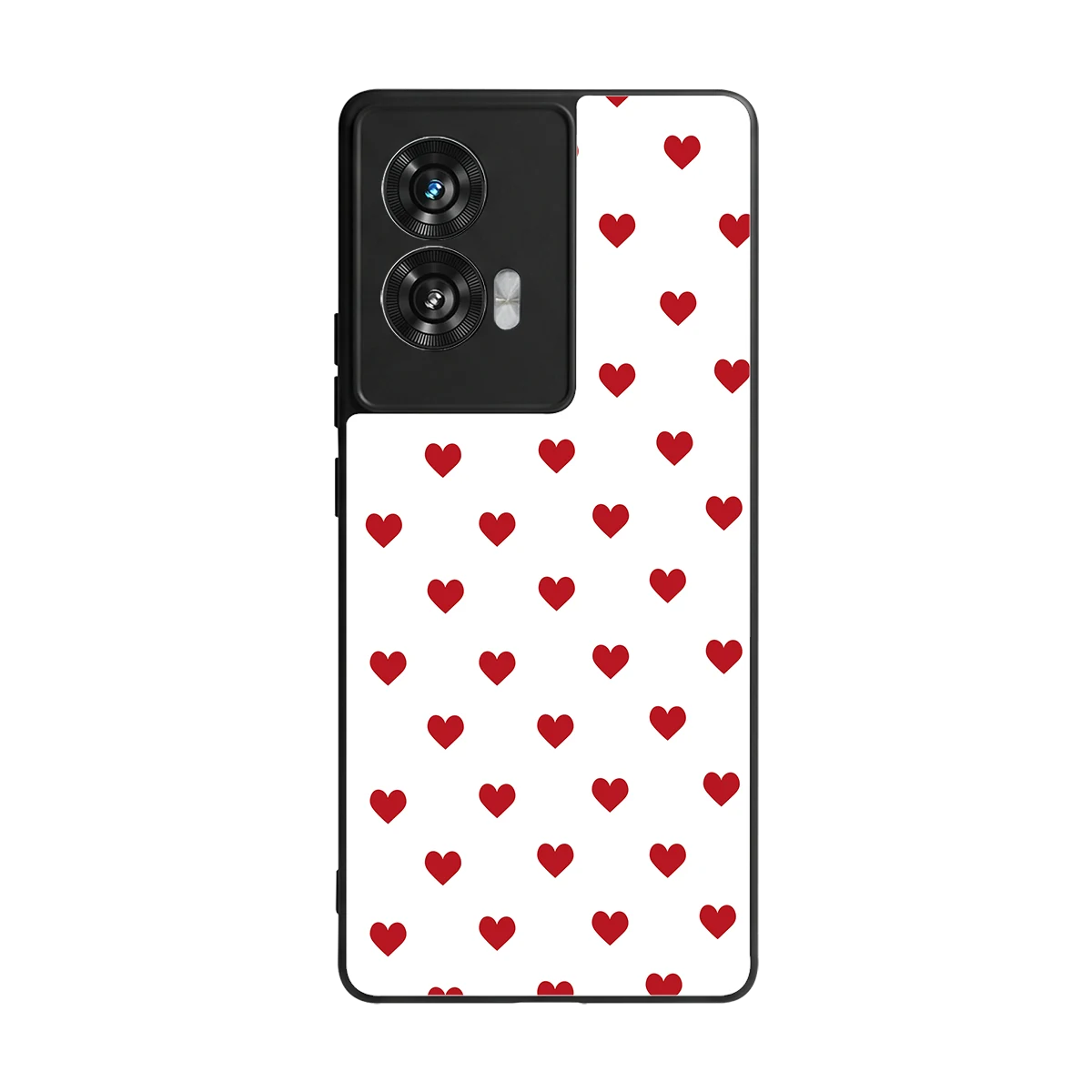 Love Patch back phone cover | glass case for motorola edge 50 fusion