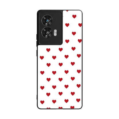 Love Patch back phone cover | glass case for motorola edge 50 fusion