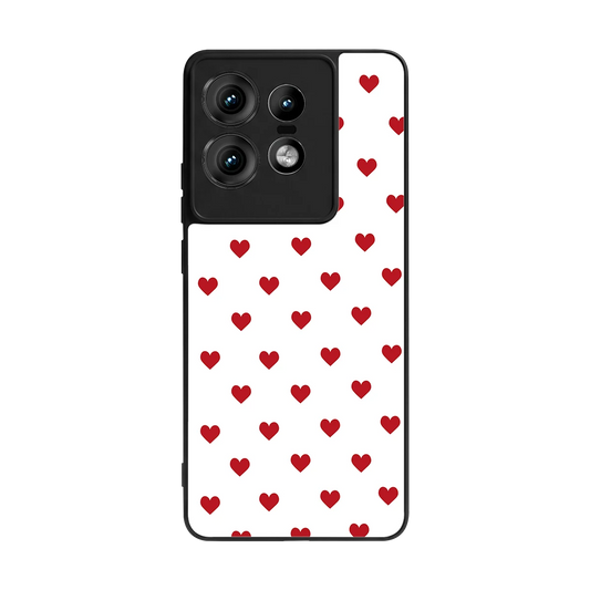 Love Patch back phone cover | glass case for motorola edge 50 pro