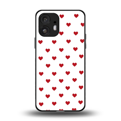 Love Patch back phone cover | glass case for nothing phone 2