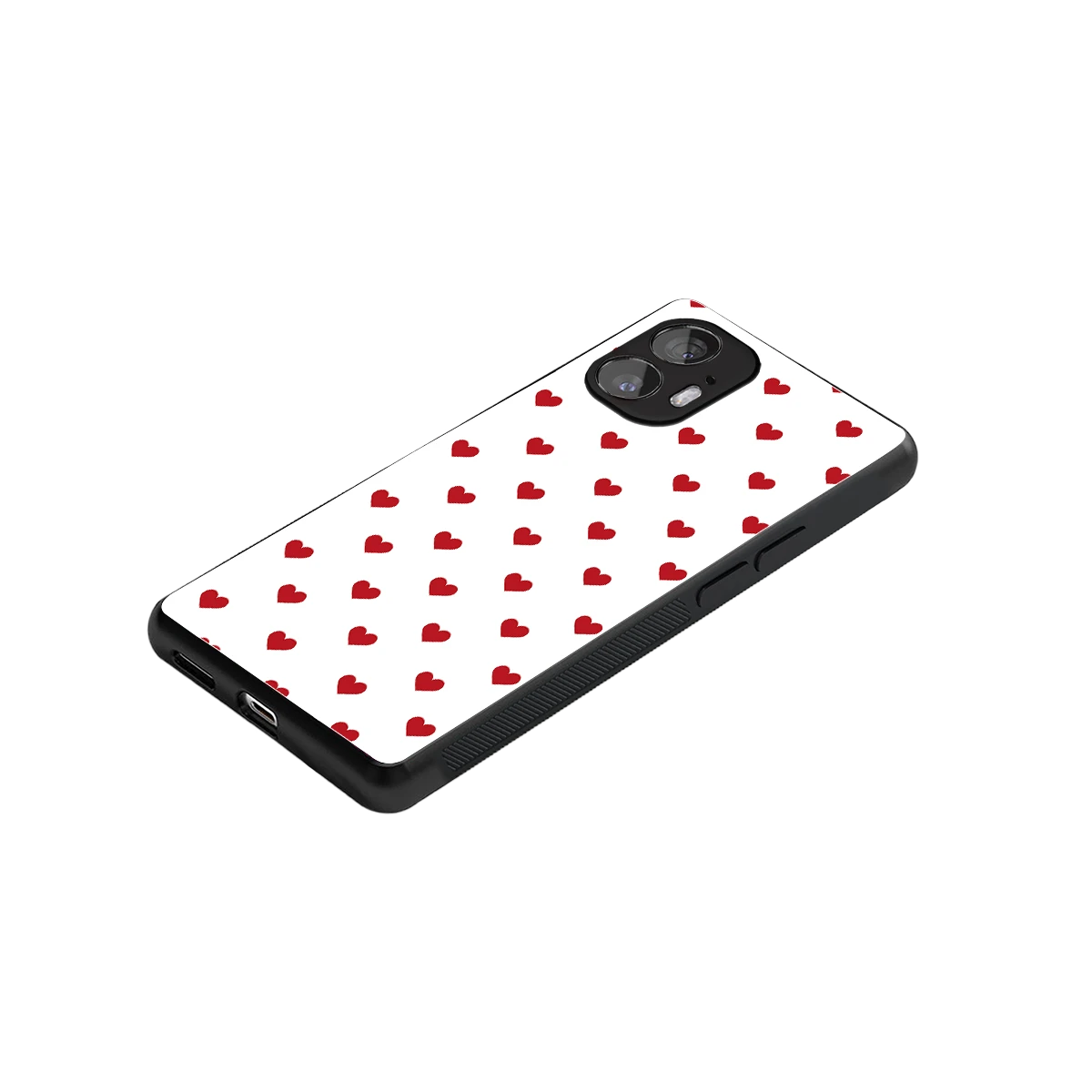 Love Patch stylish phone case for nothing phone 2 | glossy glass and slim fit