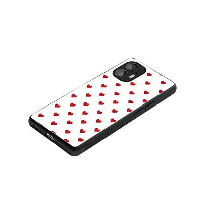 Love Patch stylish phone case for nothing phone 2 | glossy glass and slim fit