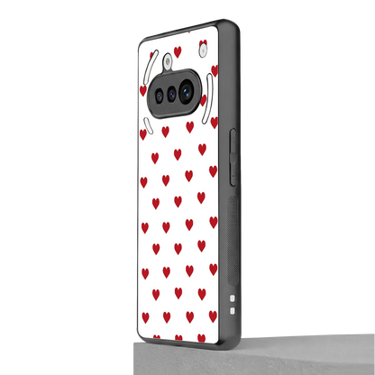 Love Patch nothing phone 3a mobile cover | shockproof glass phone case