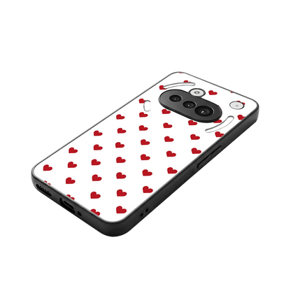 Love Patch stylish phone case for nothing phone 3a | glossy glass and slim fit