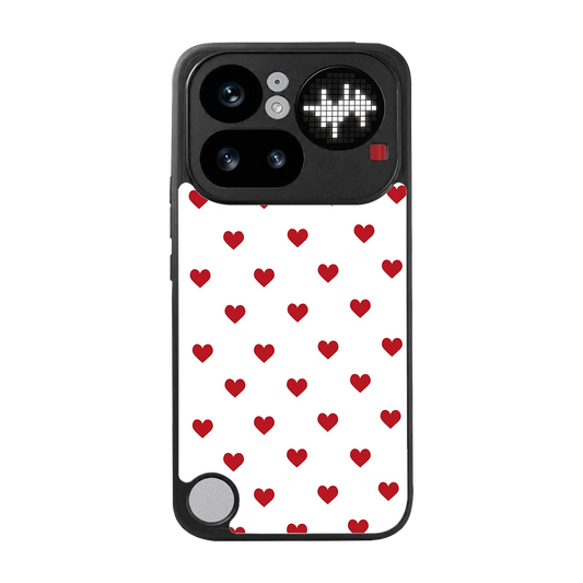 Love Patch back phone cover | glass case for nothing phone 4a pro