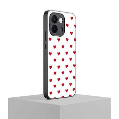 Love Patch oneplus 13s mobile cover | shockproof glass phone case