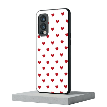 Love Patch oneplus nord 2 mobile cover | shockproof glass phone case