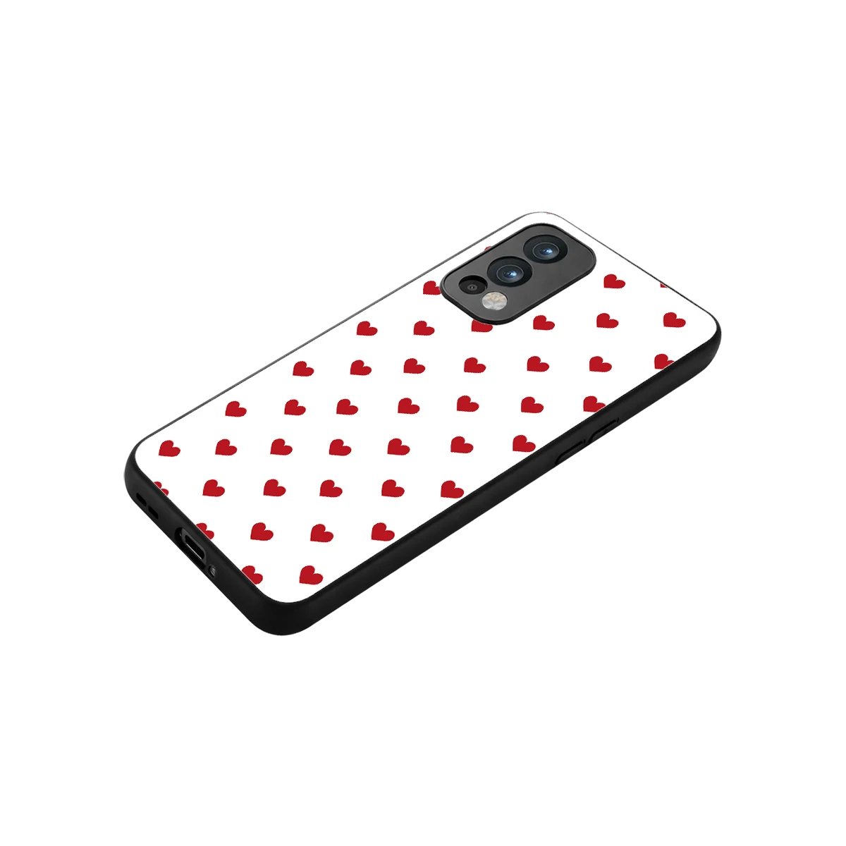 Love Patch stylish phone case for oneplus nord 2 | glossy glass and slim fit