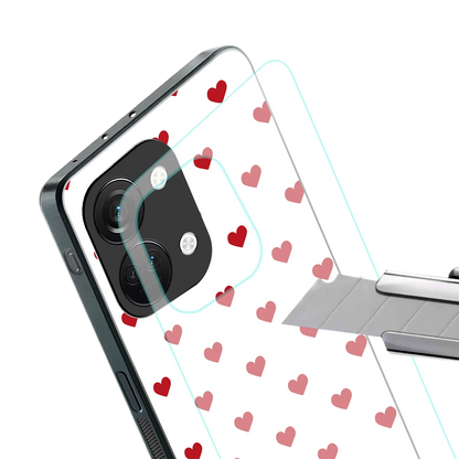 Love Patch stylish phone case for oneplus nord 3 | glossy glass and slim fit