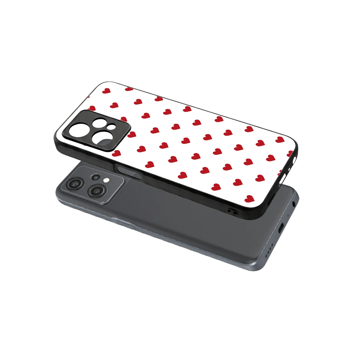 Love Patch sleek oneplus nord ce 2 lite cover with tempered glass back and TPU edges