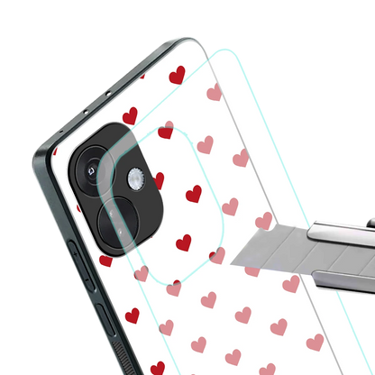 Love Patch stylish phone case for oneplus nord ce 3 | glossy glass and slim fit