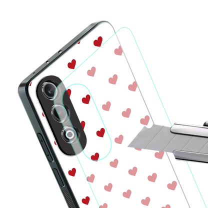Love Patch stylish phone case for oneplus nord ce 4 | glossy glass and slim fit