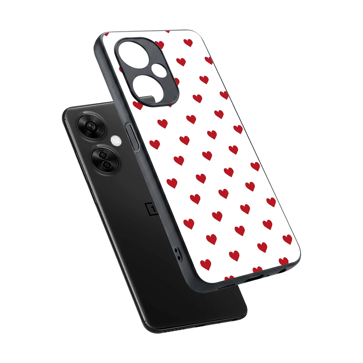 Love Patch sleek oneplus nord ce 3 lite cover with tempered glass back and TPU edges
