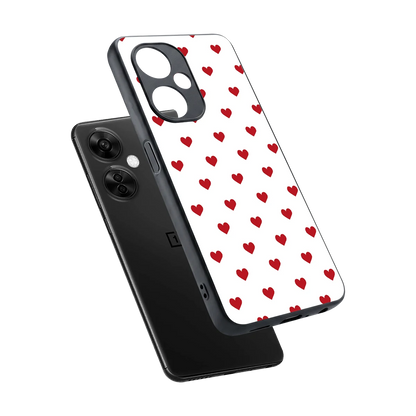 Love Patch sleek oneplus nord ce 3 lite cover with tempered glass back and TPU edges