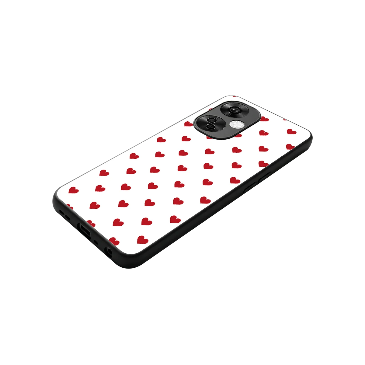 Love Patch stylish phone case for oneplus nord ce 3 lite | glossy glass and slim fit