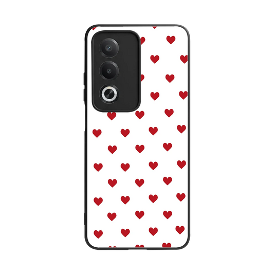 Love Patch back phone cover | glass case for oppo a3 pro