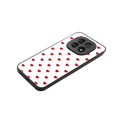 Love Patch stylish phone case for oppo f29 5g | glossy glass and slim fit