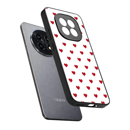 Love Patch sleek oppo f29 pro 5g cover with tempered glass back and TPU edges