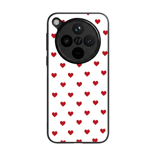 Love Patch back phone cover | glass case for oppo find x8