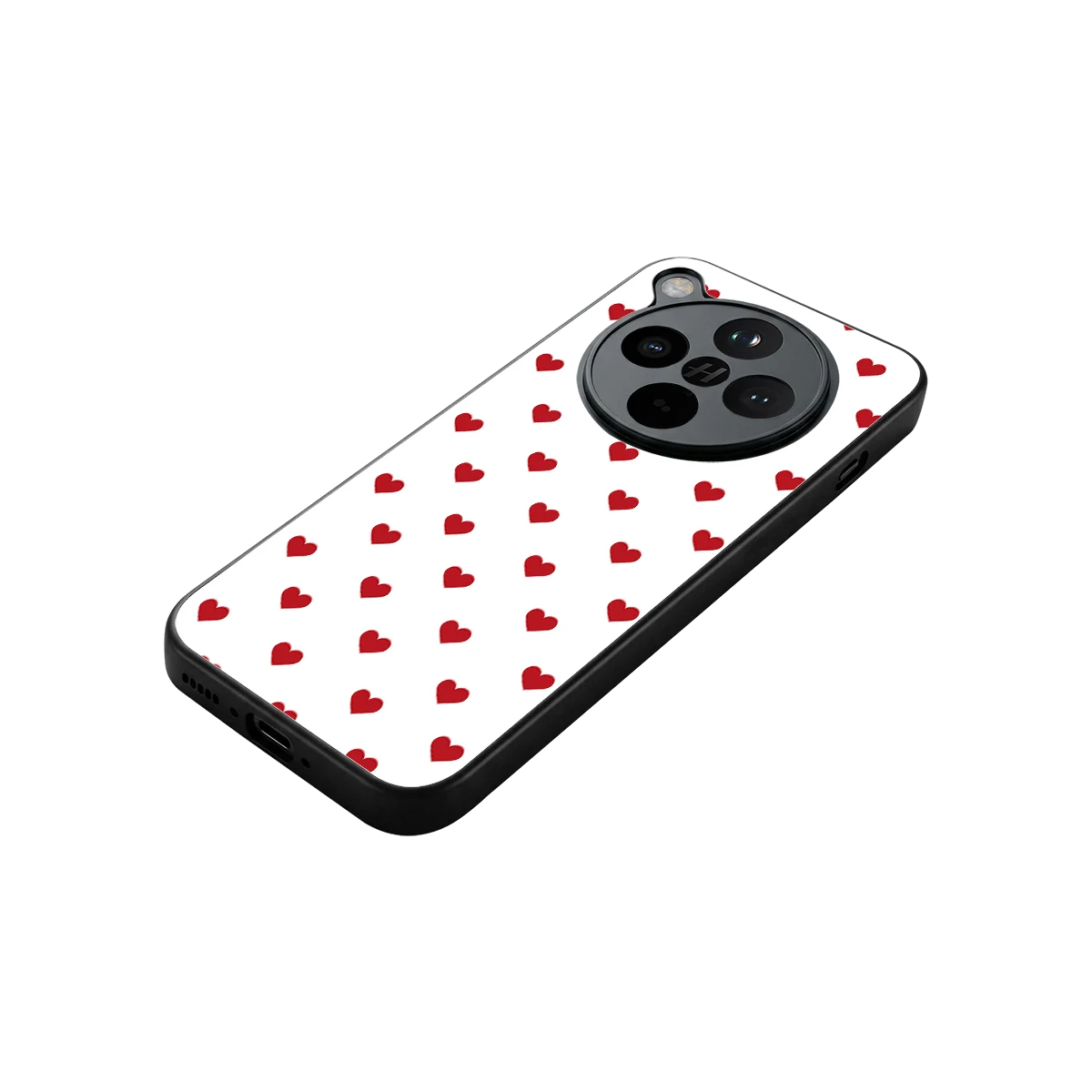 Love Patch stylish phone case for oppo find x8 | glossy glass and slim fit