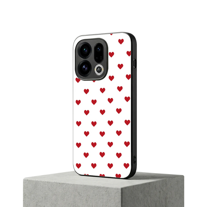 Love Patch oppo find x9 mobile cover | shockproof glass phone case