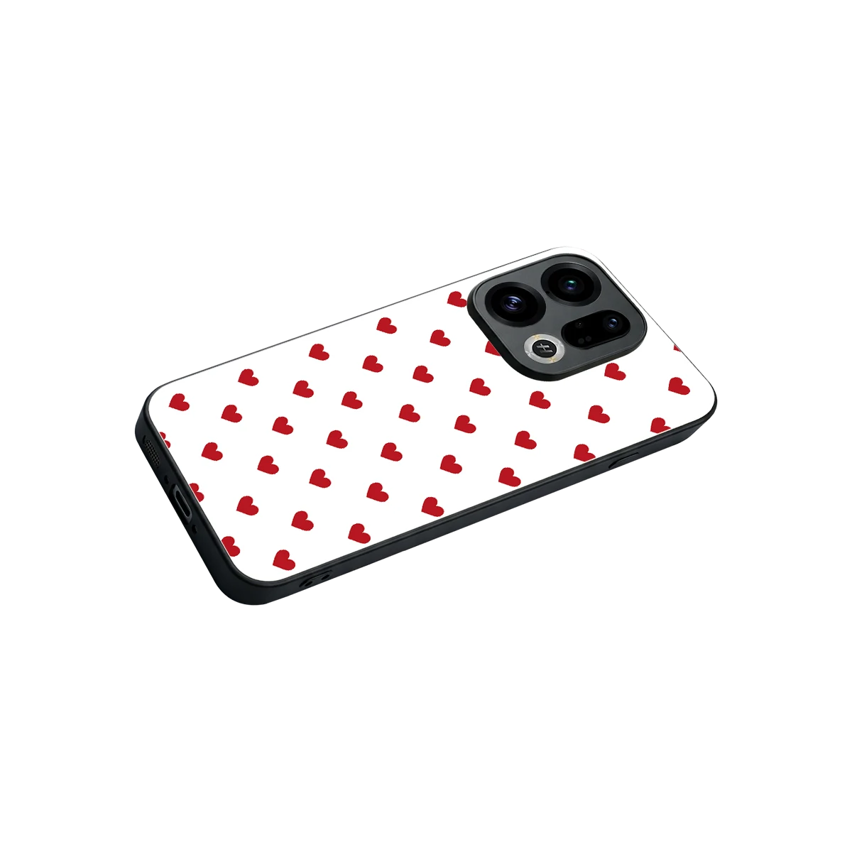 Love Patch stylish phone case for oppo find x9 | glossy glass and slim fit