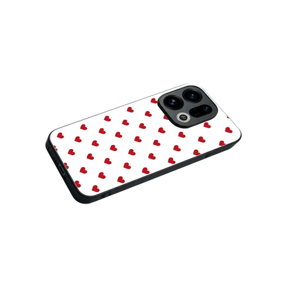 Love Patch stylish phone case for oppo find x9 | glossy glass and slim fit