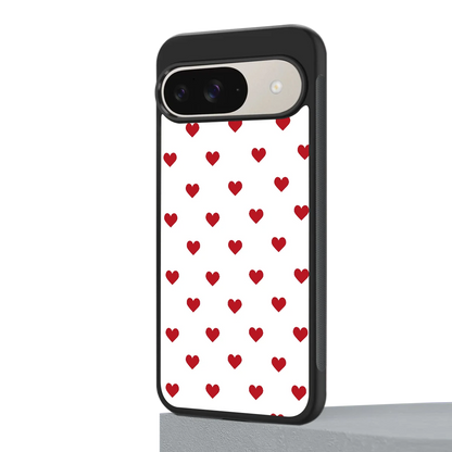 Love Patch google pixel 9 mobile cover | shockproof glass phone case