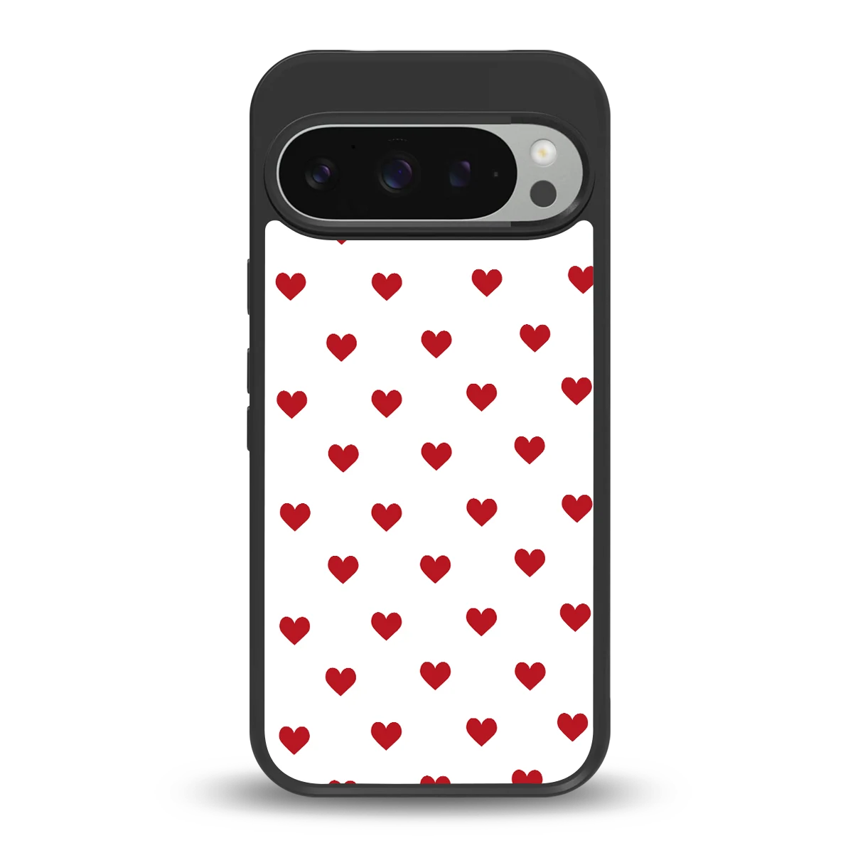 Love Patch back phone cover | glass case for google pixel 9 pro