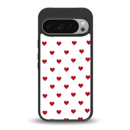 Love Patch back phone cover | glass case for google pixel 9 pro xl