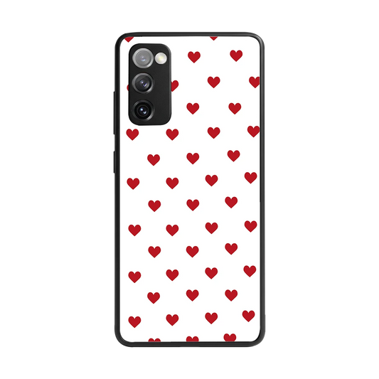 Love Patch back phone cover | glass case for samsung galaxy s20 fe