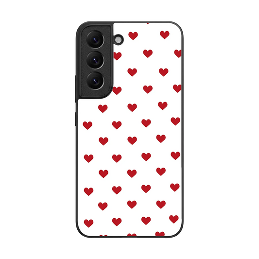 Love Patch back phone cover | glass case for samsung galaxy s22