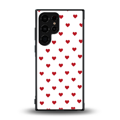 Love Patch back phone cover | glass case for samsung galaxy s24 ultra
