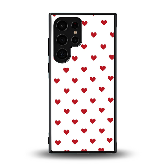 Love Patch back phone cover | glass case for samsung galaxy s24 ultra
